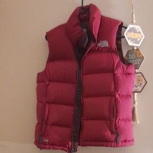 The North Face Red Puffer Vest